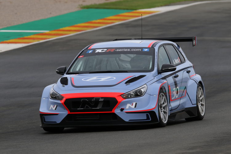 Alain Menu with Hyundai i30 N TCR