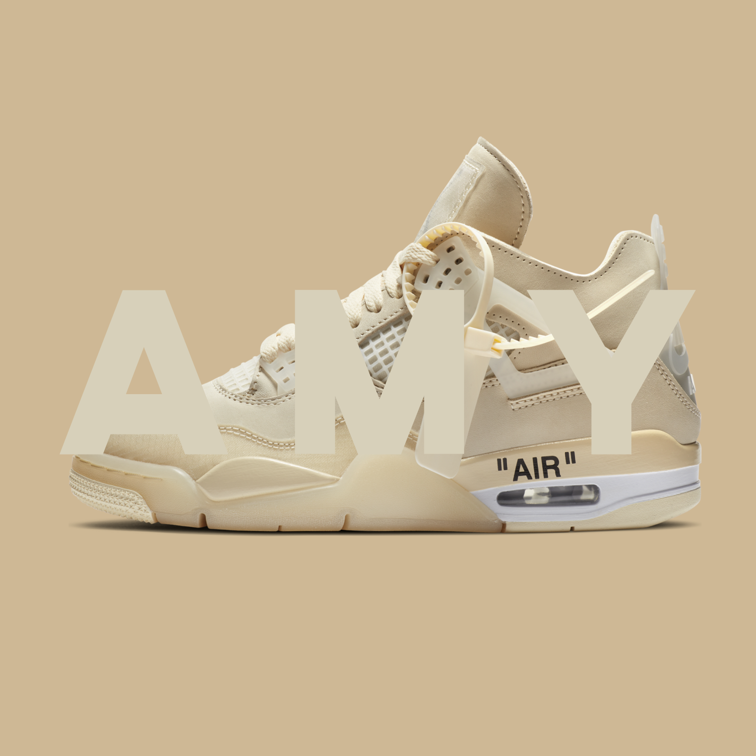 AMY Anuncia el Lanzamiento del Air Jordan IV Retro x OFF-White en Apoyo a la Fundación Becar IAP.