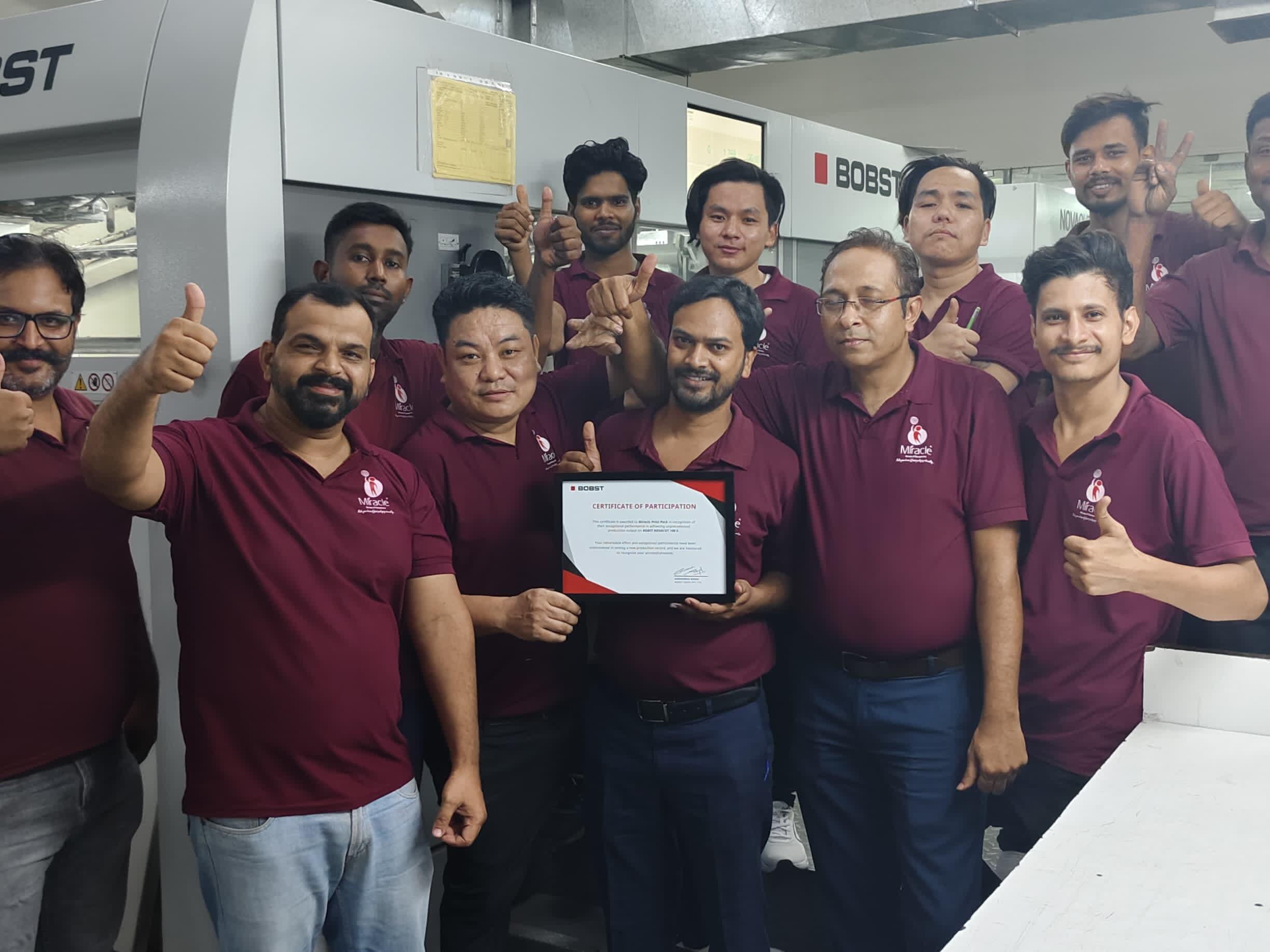 A strategic leap in packaging excellence: Miracle Group invests in BOBST NOVACUT 106