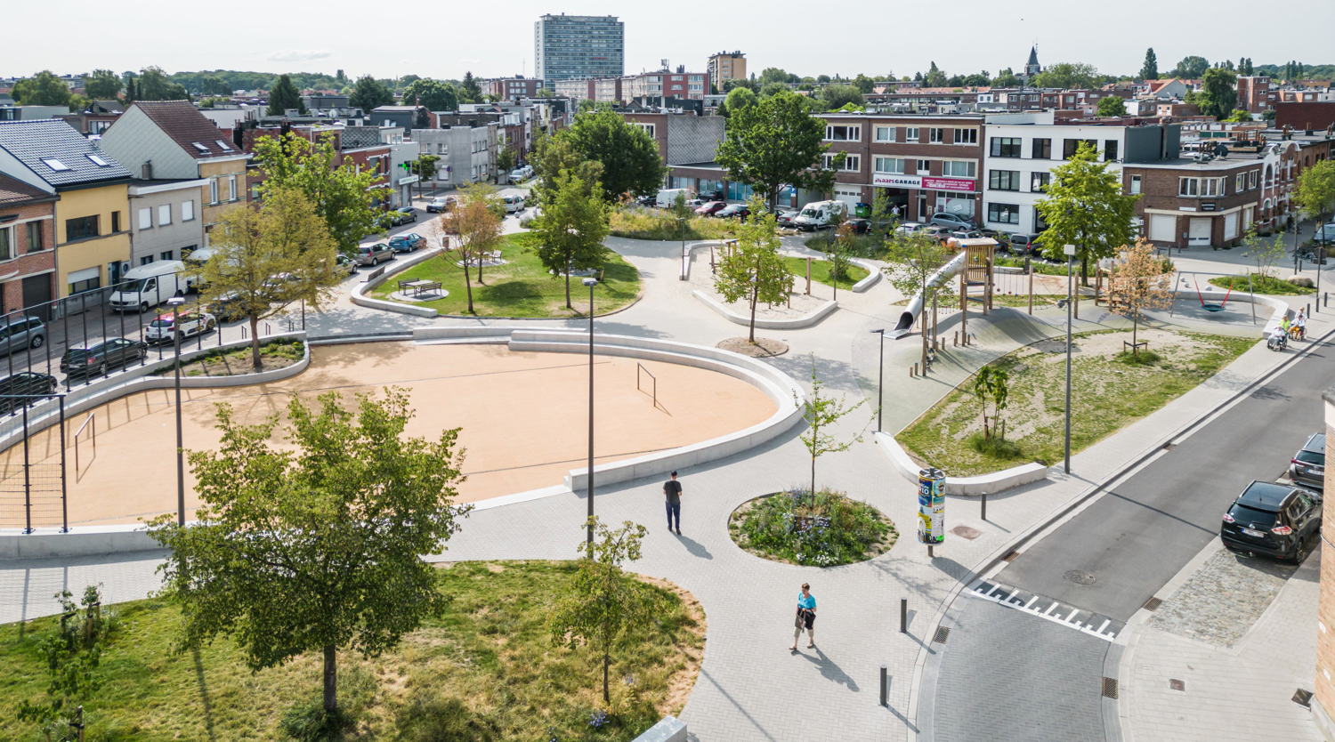 Illustratief beeld: Michel Willemsplein in Wilrijk ©LUCID
