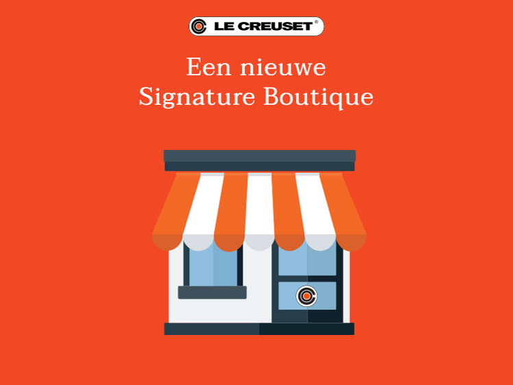 Le Creuset opent de eerste exclusieve Signature Boutique in de Westfield Mall of the Netherlands, op een steenworp van Den Haag. 