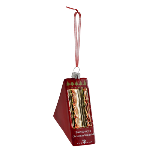 HOME Sainsbury's Christmas Sandwich Hanging Decoration, 141228244, £5
