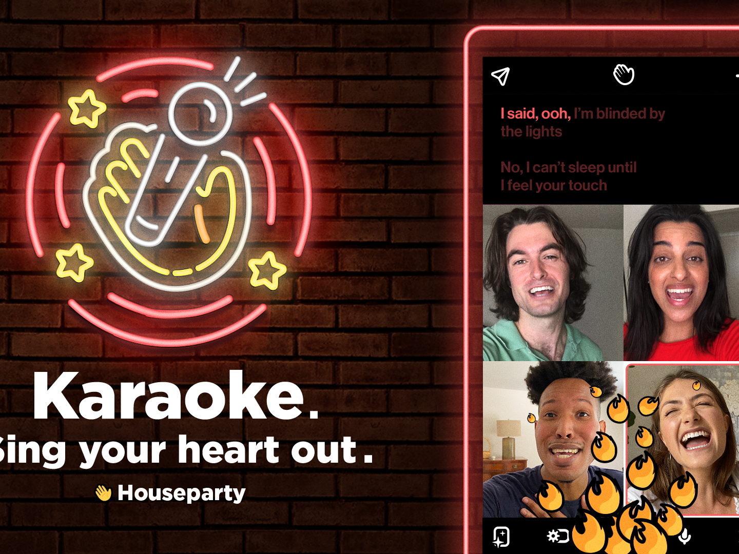¡Es hora de Karaoke en Houseparty!
