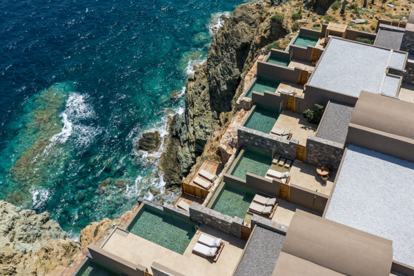 Architectural marvels and natural harmony - Discover the design elegance of cliffside sanctuary ACRO Suites