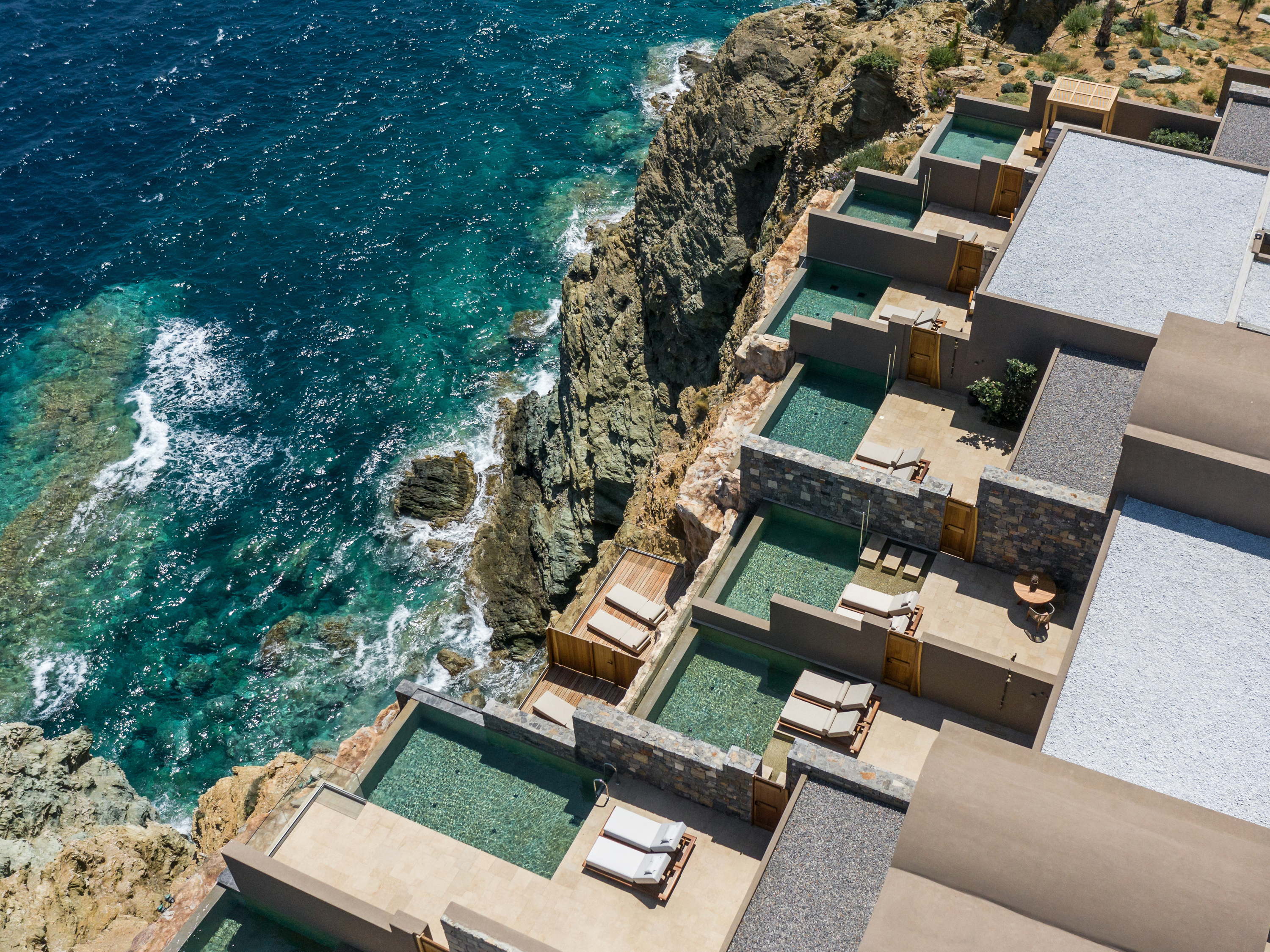 Architectural marvels and natural harmony - Discover the design elegance of cliffside sanctuary ACRO Suites