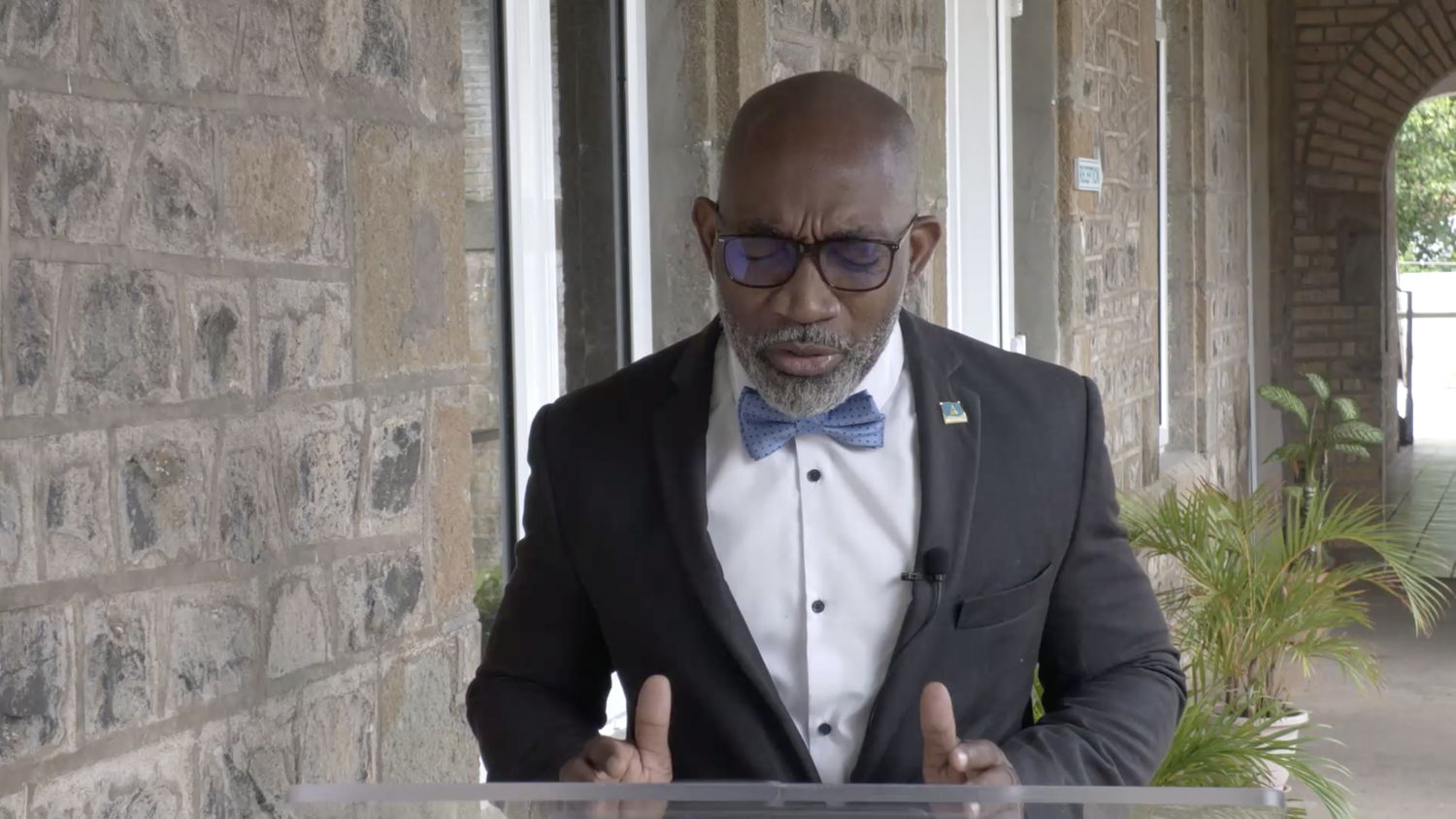 National Prayer delivered by Pastor Dr. Franklin Bray of the Seventh Day Adventist Church, Saint Lucia.