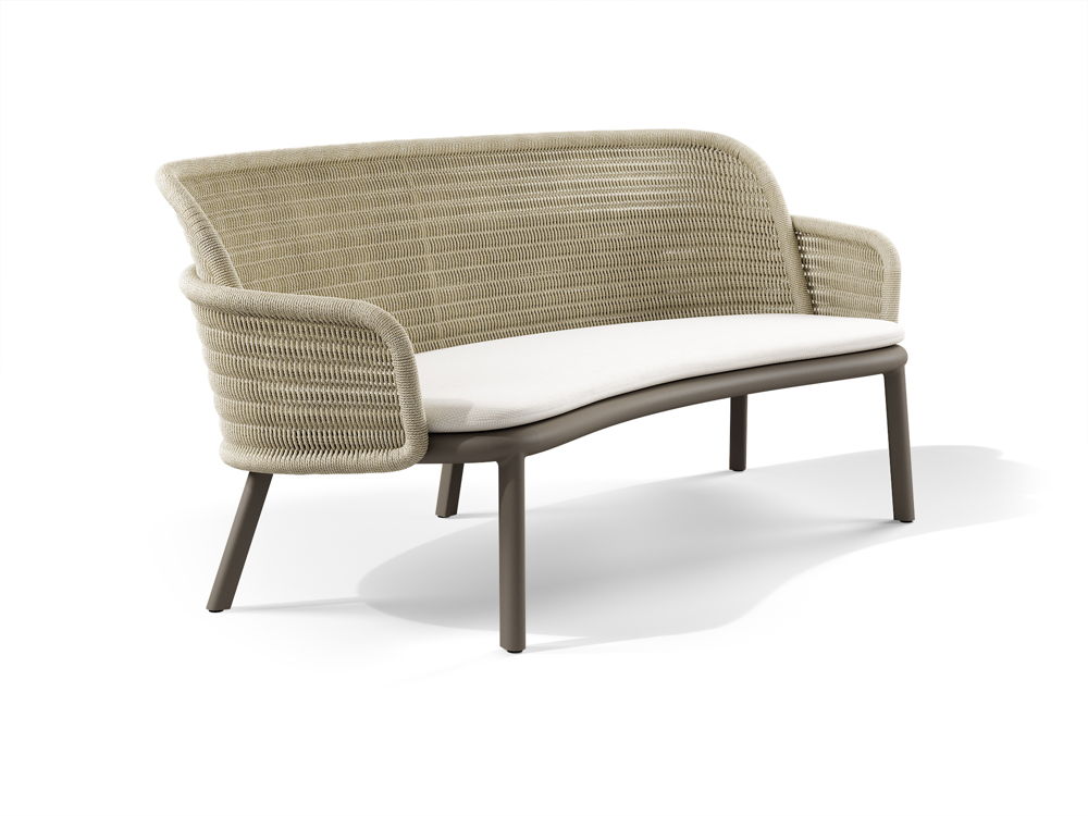 Tribù_2024_SURO_SURO_Banquette_frame clay_weave linen_shadow_starting from €3495