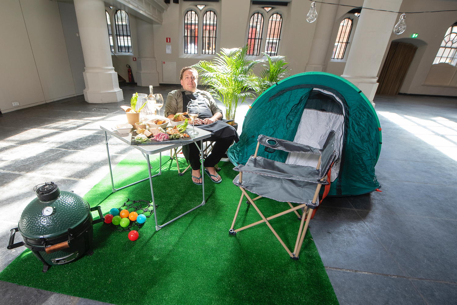 Camping at Olof's
