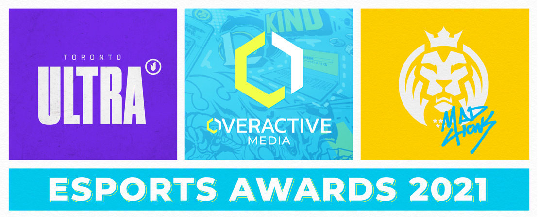 OVERACTIVE MEDIA AND TEAMS EARN SEVEN ESPORTS AWARDS NOMINATIONS