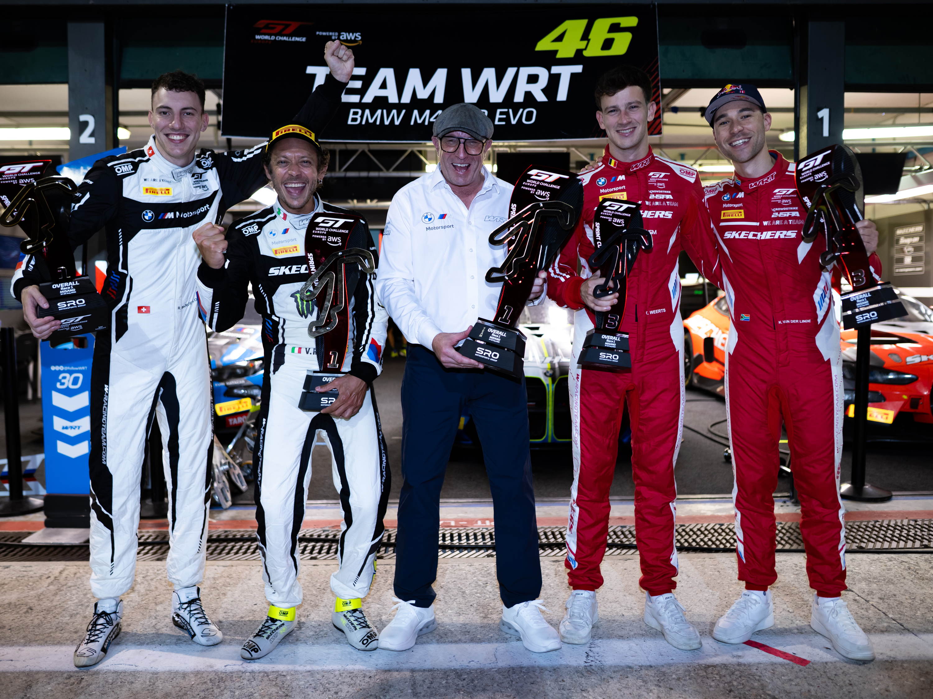 VICTORY, DOUBLE PODIUM AND PIT STOP CHALLENGE SUCCESS FOR WRT AT MISANO
