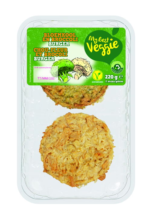 Burgers de brocolis et choux-fleurs 2,69 euro