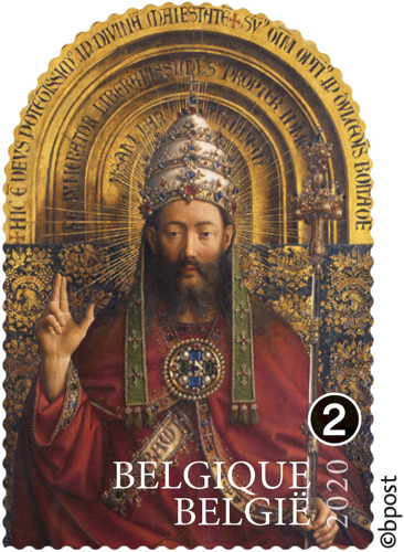 bpost fête l’année Van Eyck avec une émission de timbres-poste unique représentant l’Agneau mystique