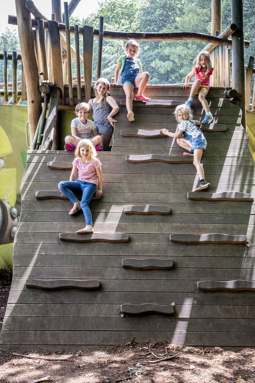 Kinderen kunnen weer ravotten in de speeltuinen van Provinciedomein Huizingen (Foto: Provincie Vlaams-Brabant | Lander Loeckx)