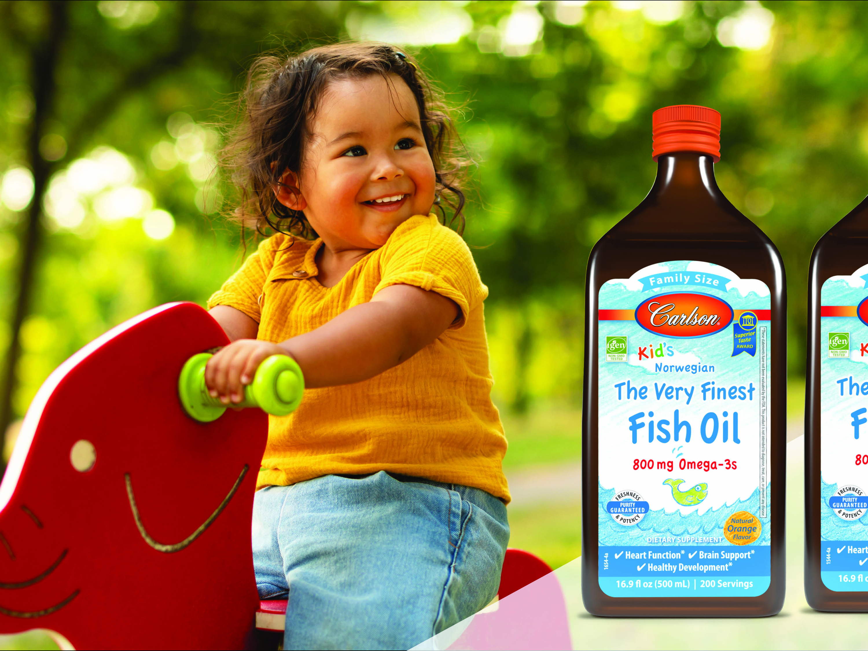 Carlson Kid's The Very Finest Fish Oil - Now in 500 mL Family Size