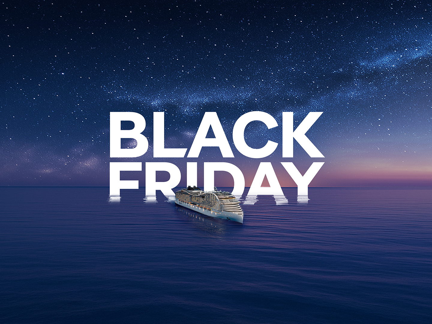 MSC Cruises onthult haar spectaculaire Black Friday deals ! 