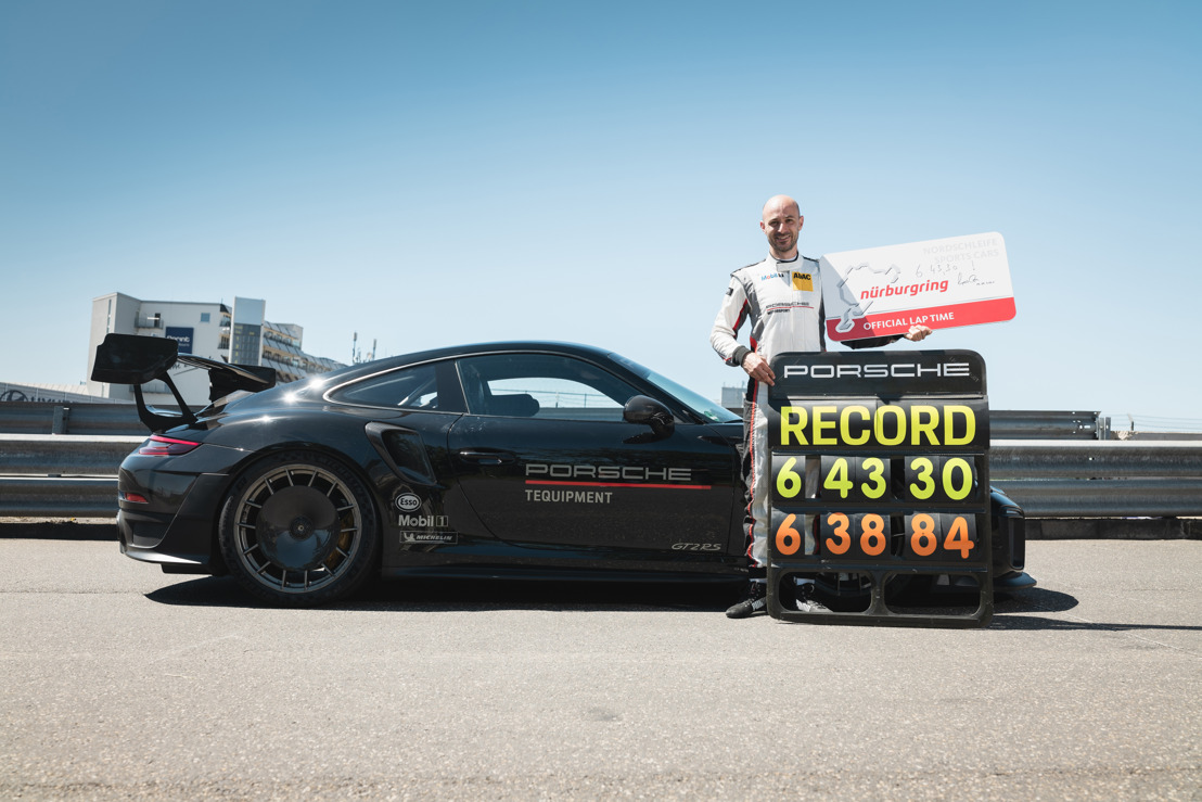Porsche sets new lap record at 6:43.300 minutes