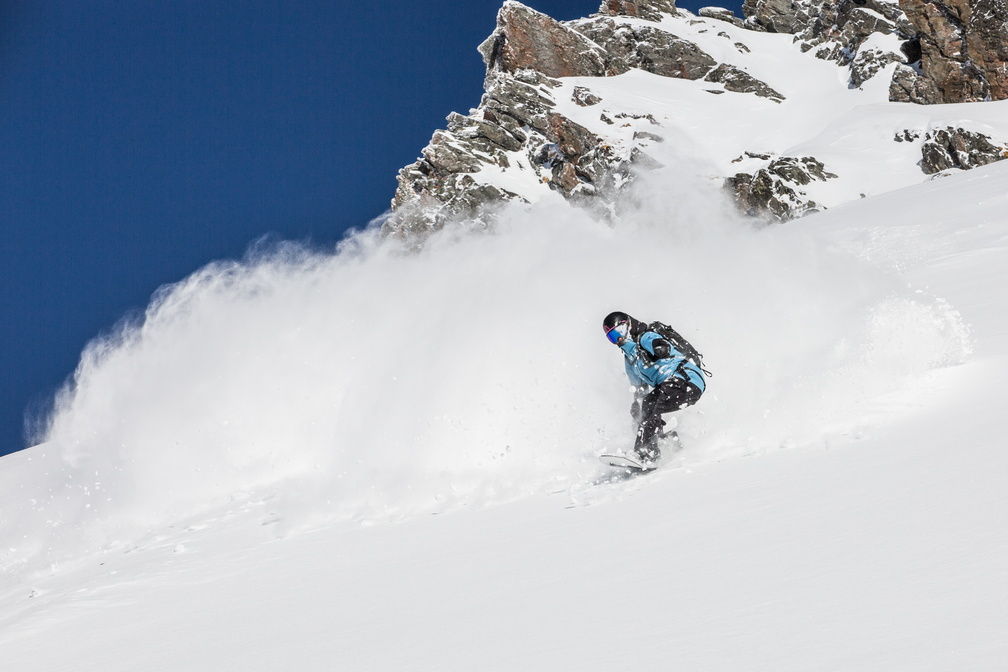 Géraldine Fasnacht, ambassadrice du Freeride à Verbier