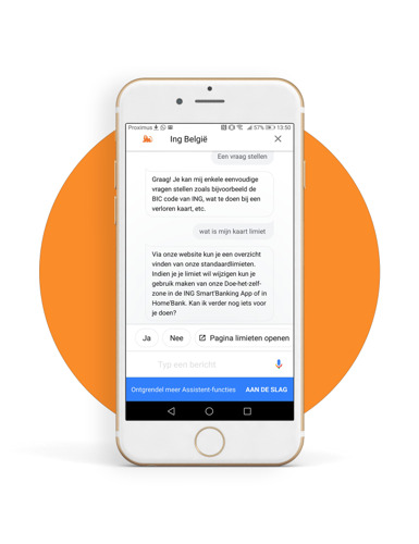 ING België eerste Belgische bank die toepassing voor Google Assistent ontwikkelt