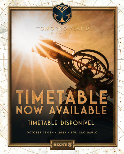 Discover the full timetable for Tomorrowland Brasil