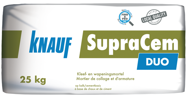 Knauf complète son assortiment avec son nouveau produit SupraCem DUO  