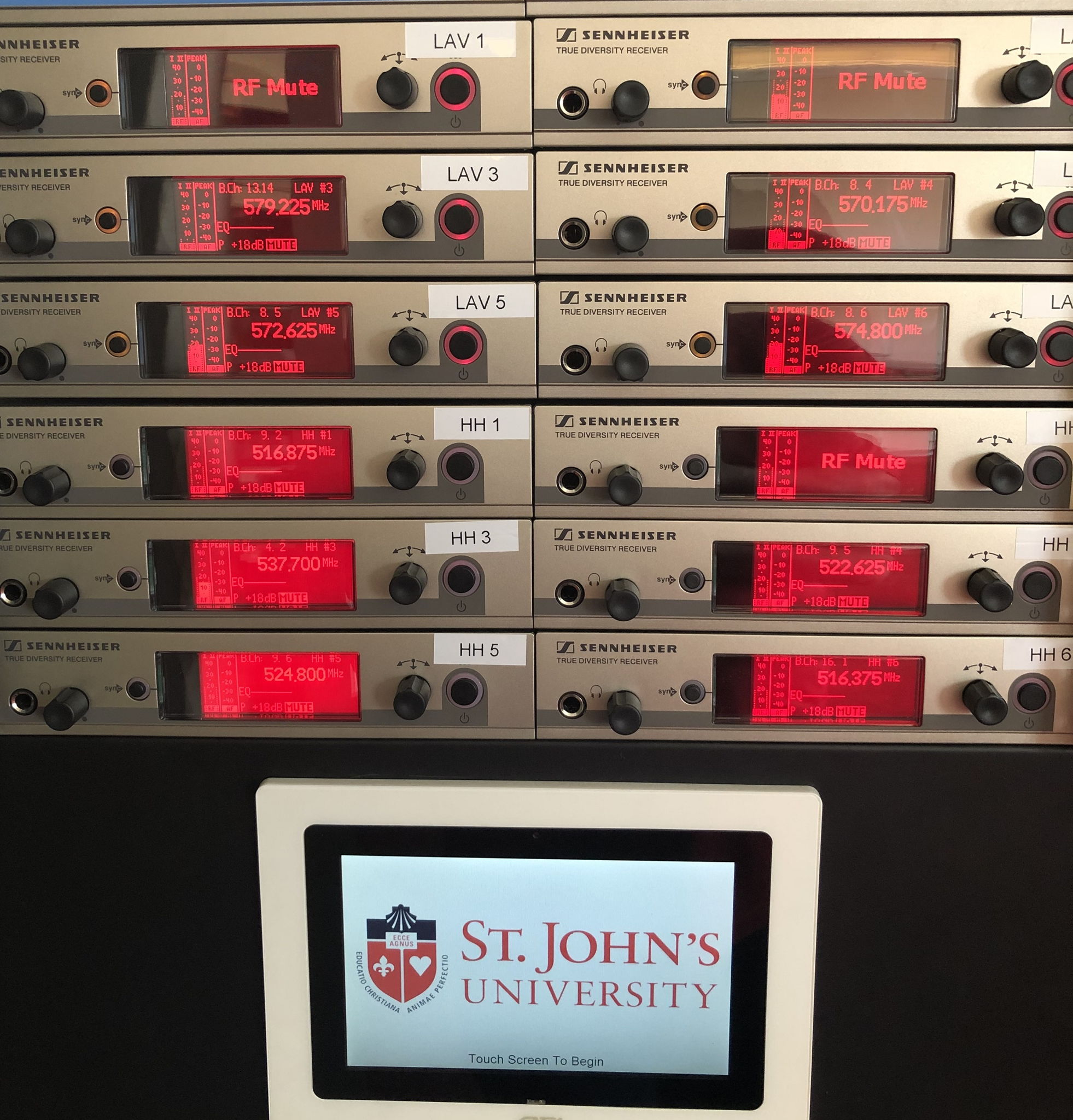 By using the Sennheiser Control Cockpit software, St. John’s University is able to remotely monitor and manage its networked audio devices.
(Image courtesy of St. John’s University