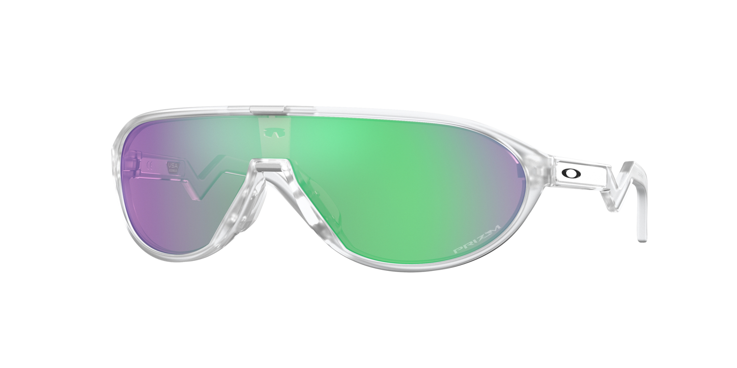 OAKLEY CMDN MATTE CLEAR WITH PRIZM ROAD JADE