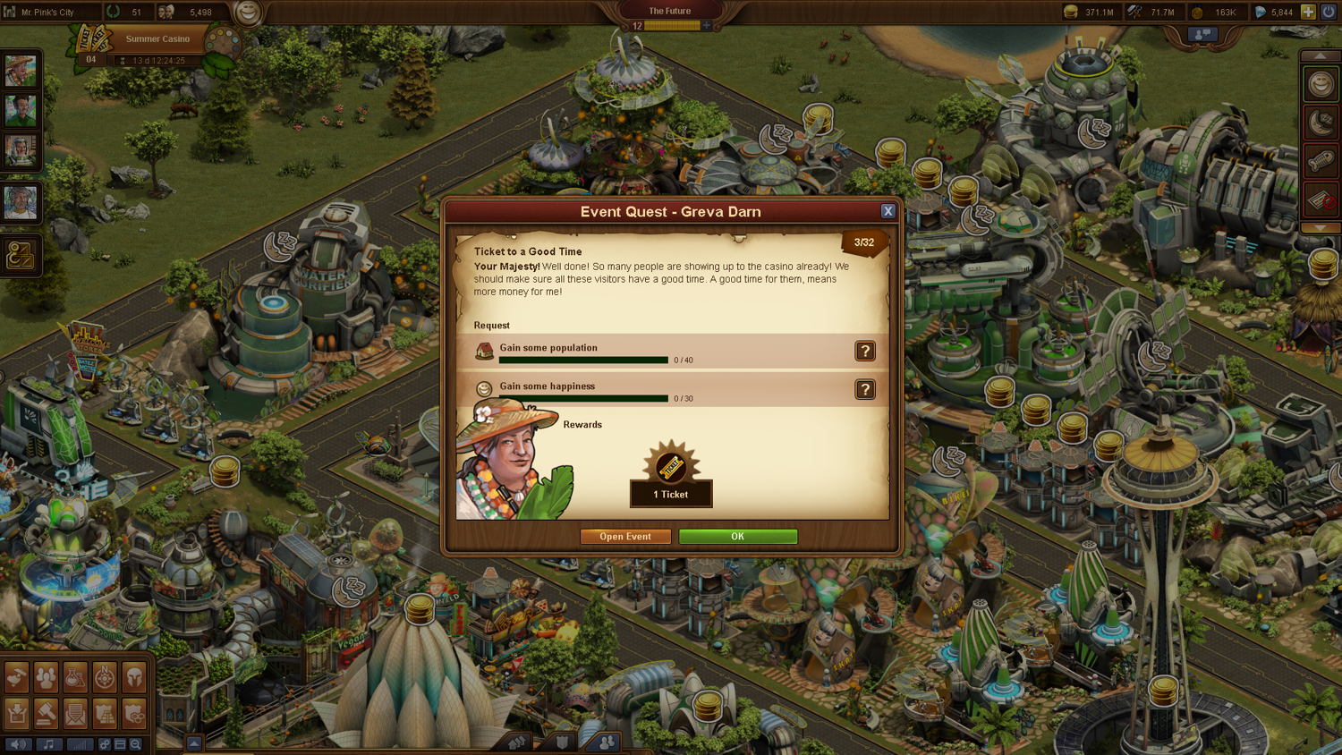 Forge of Empires Sommerevent Glücksrad
