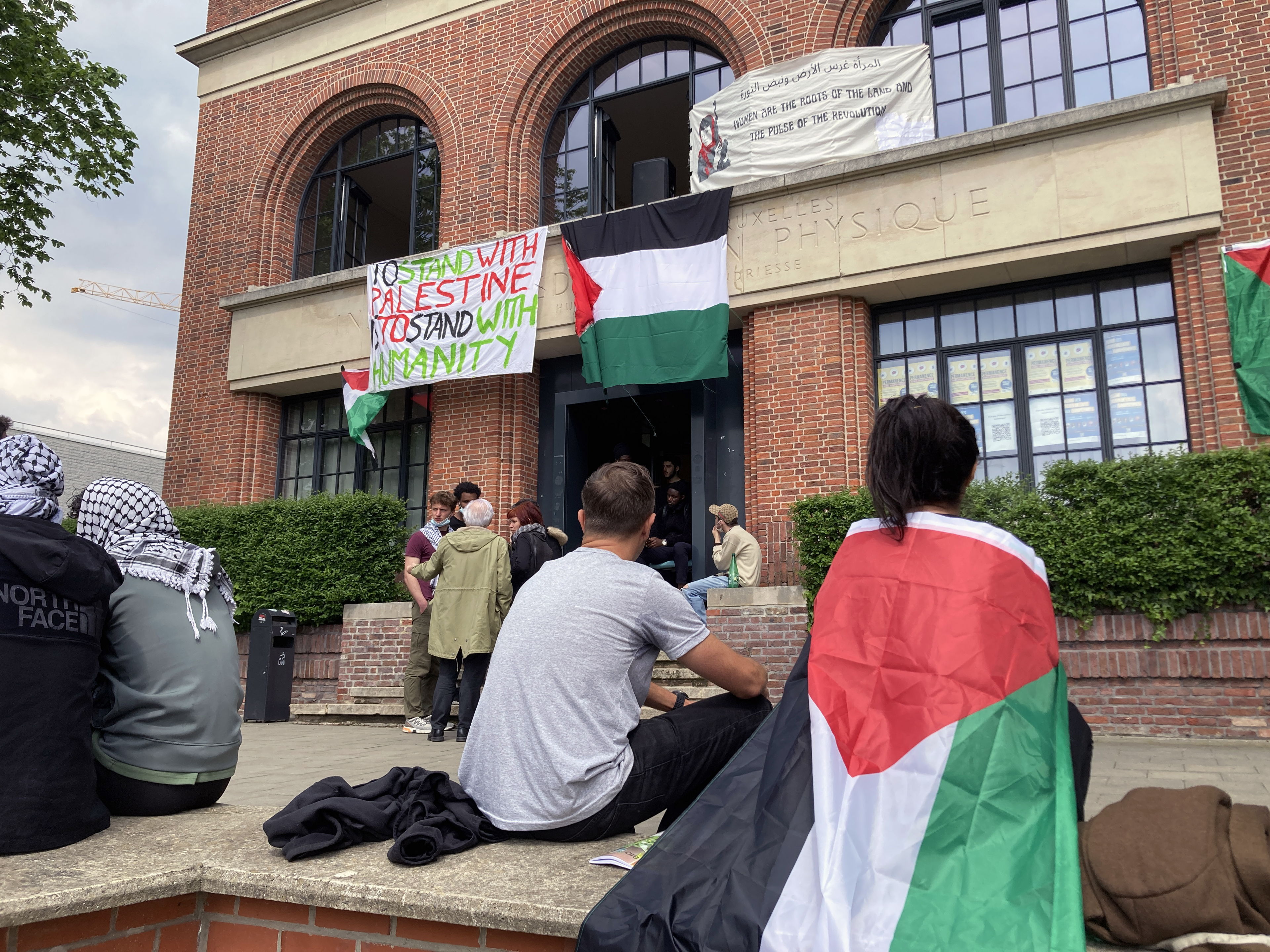 Université Libre de Bruxelles (ULB) files complaint against violence during pro-Palestinian protest