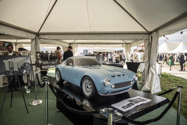Squalo shown to the public for first time at Goodwood Revival in half scale by GTO Engineering