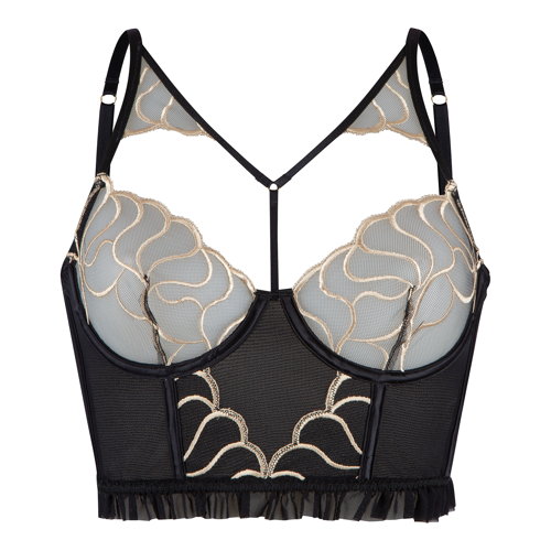LingaDore_SS25_7808G_Bustier_Black_EUR49.95