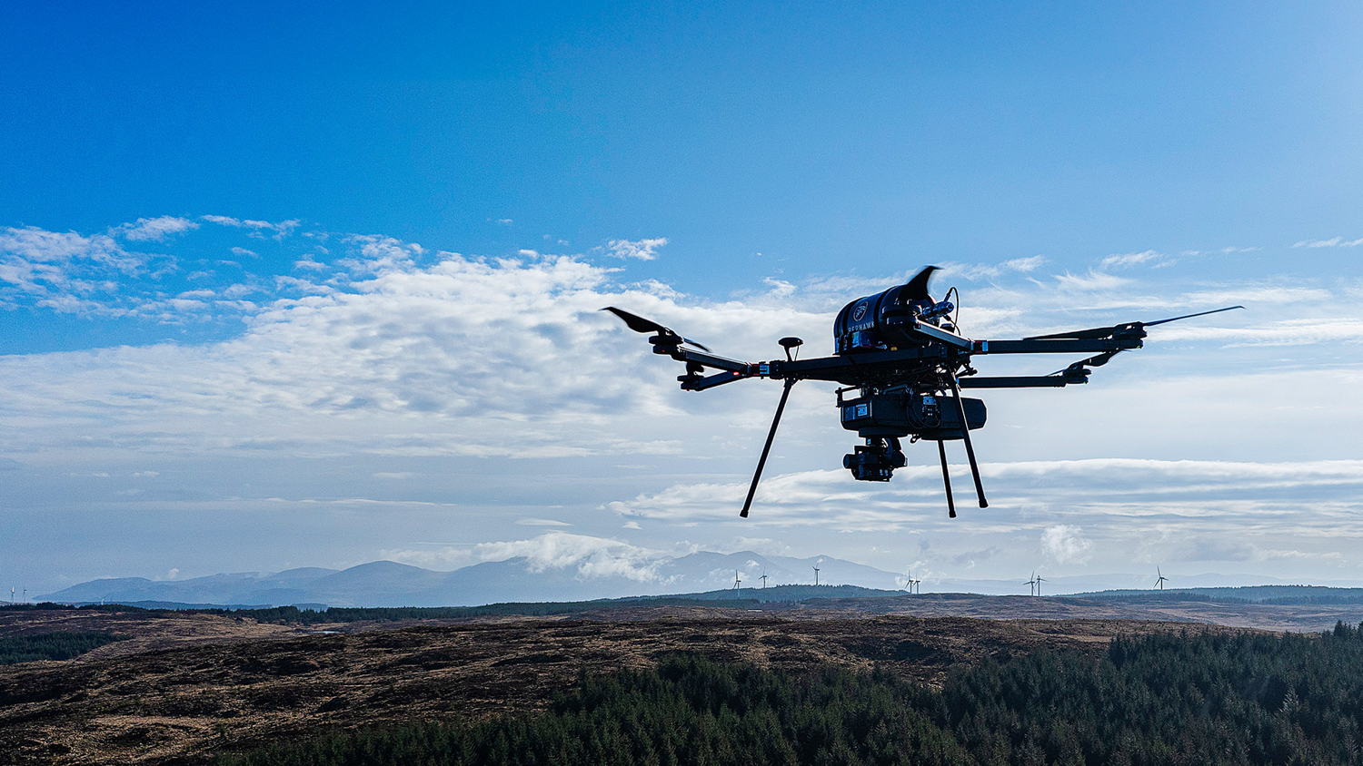 Fuel cell-powered delivery drone 