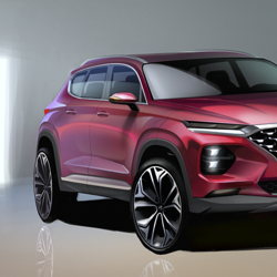 Hyundai Motor Unveils First Rendering of the Santa Fe