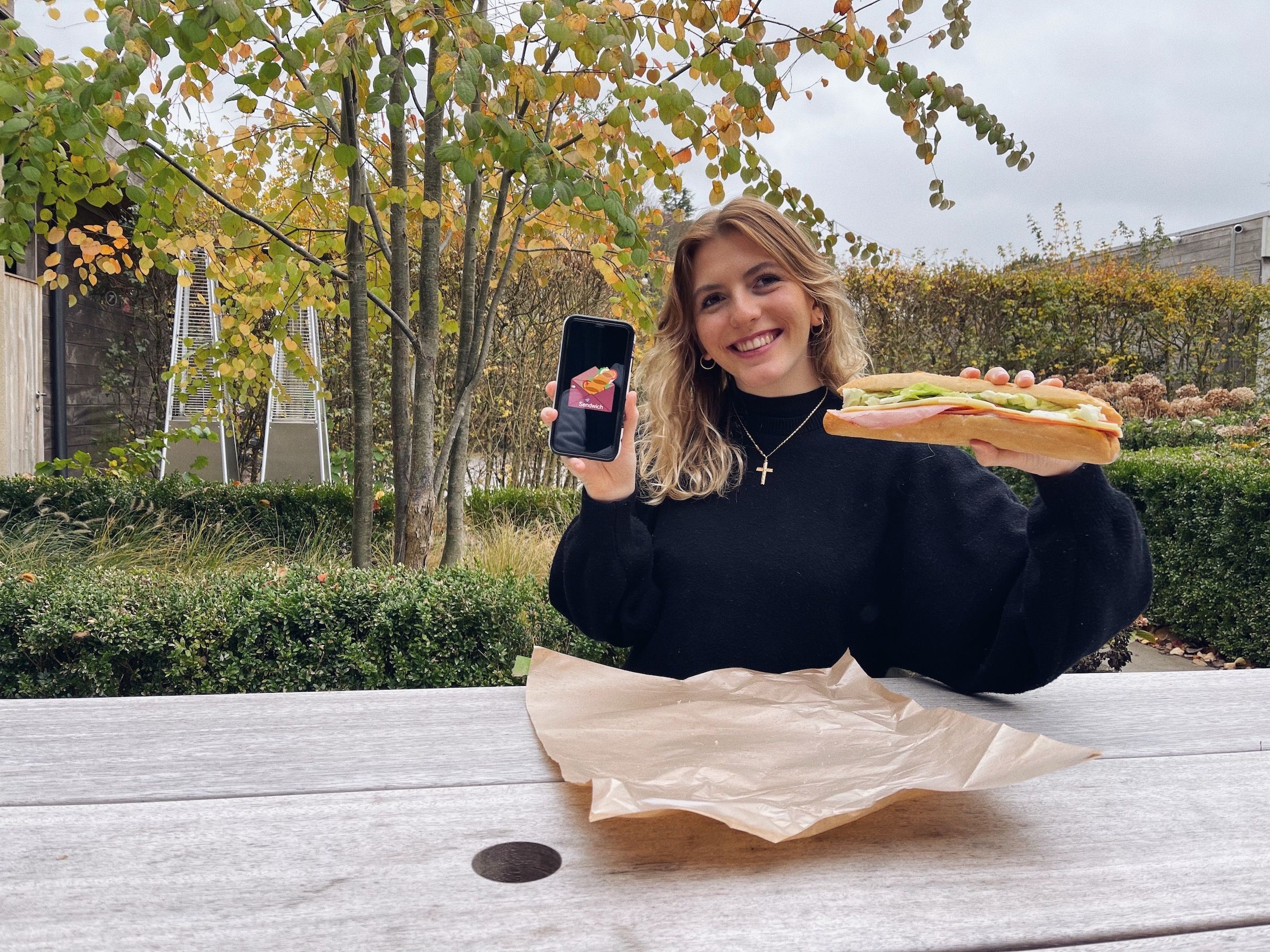 La jeune entrepreneuse Sien De Vriese lance l'appli Sendwich