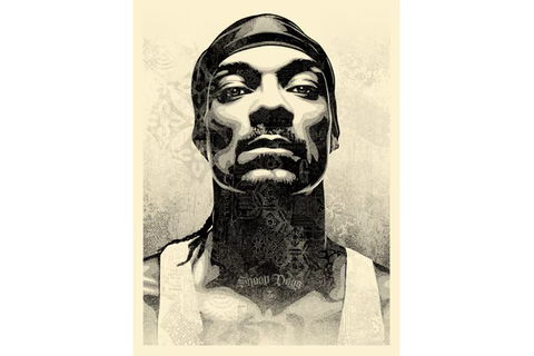 Shepard Fairey Snoop D-O-Double-G-Print Signed-Edition of 550