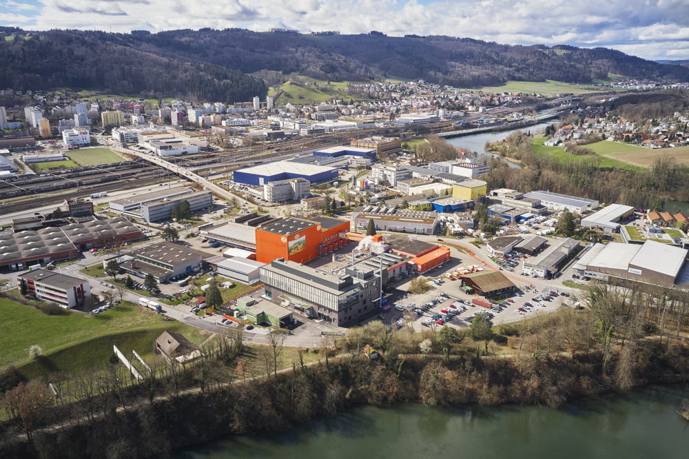 Vue aérienne du site de Spreitenbach