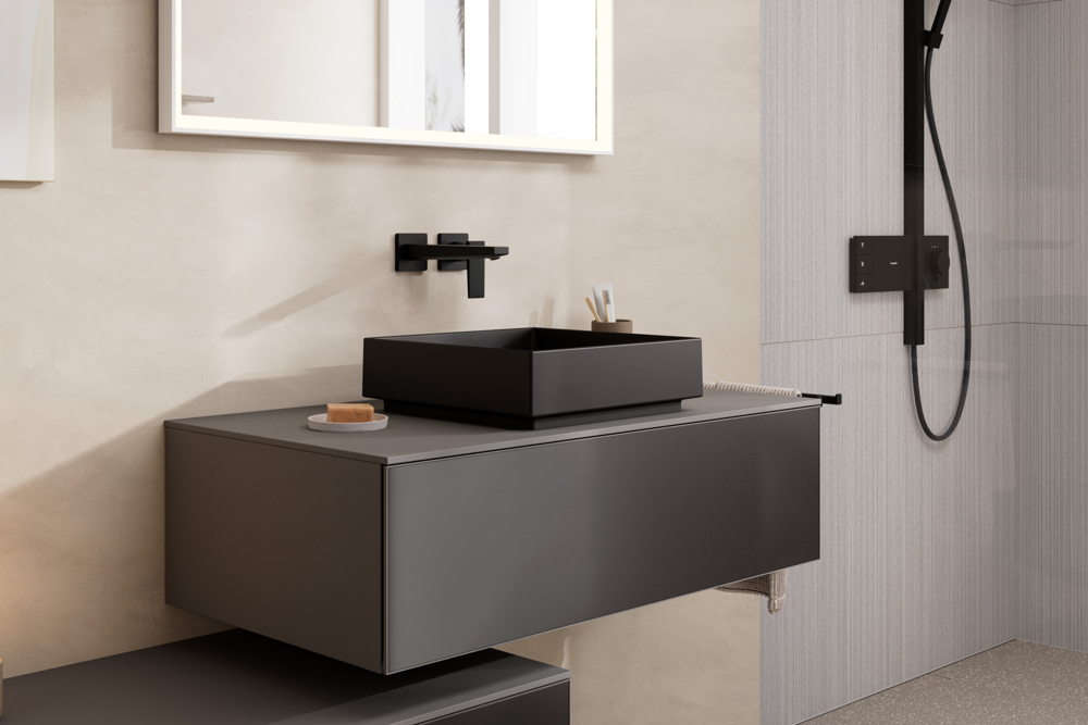 ©hansgrohe Xuniva Evo Square Matt Black