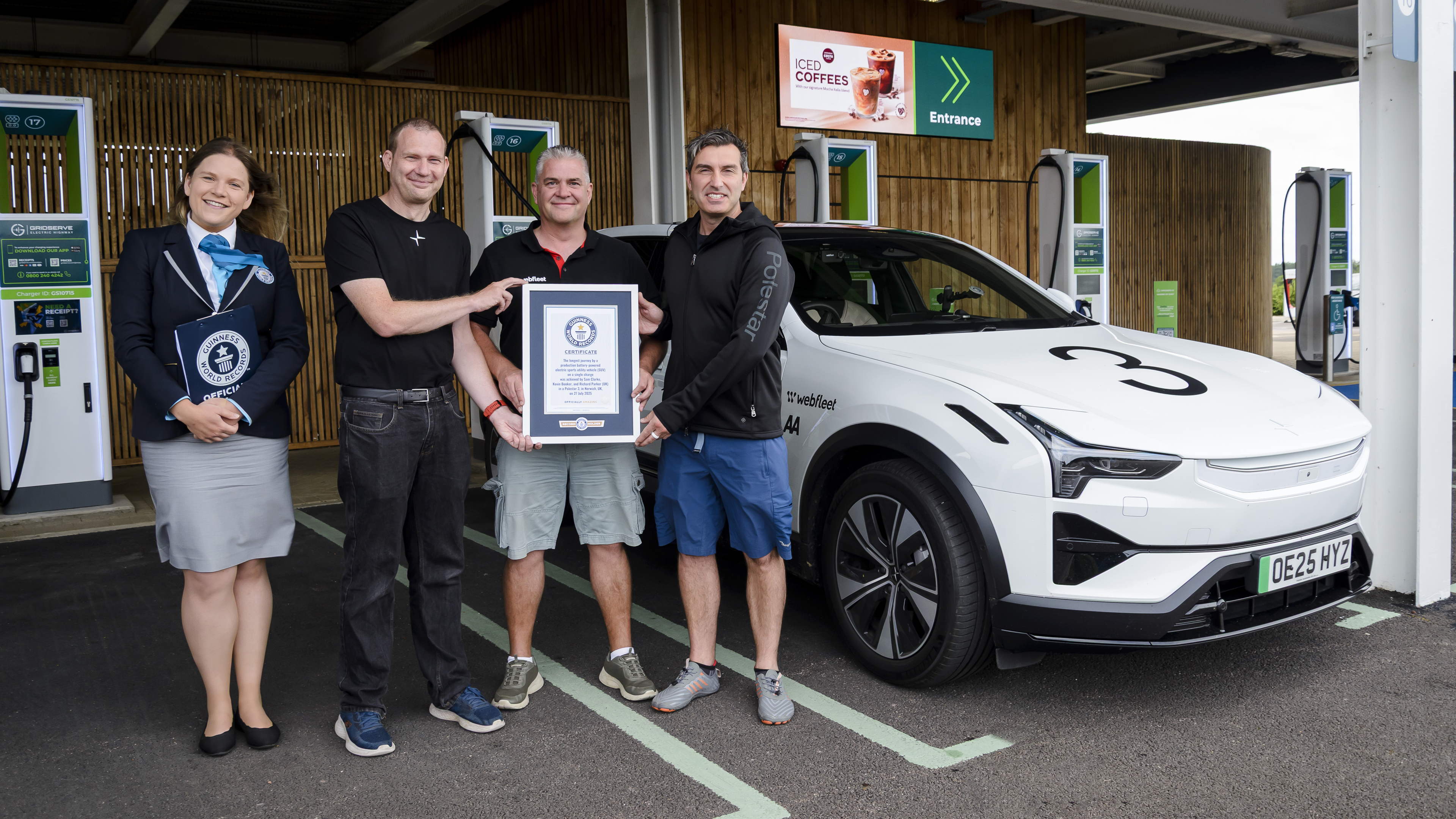 La Polestar 3 signe un Guinness World Record pour la plus longue distance parcourue par un SUV électrique en une seule charge 