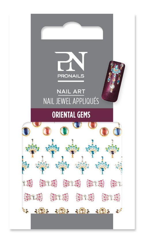 Nail Jewel Oriental Gems