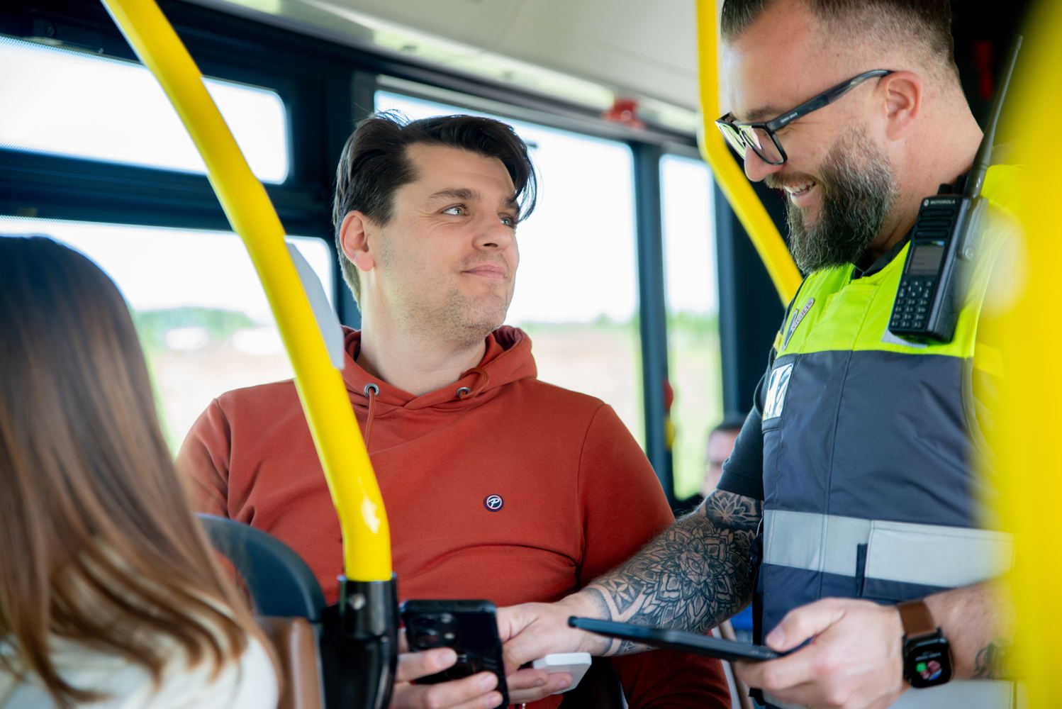 Controleur en reiziger