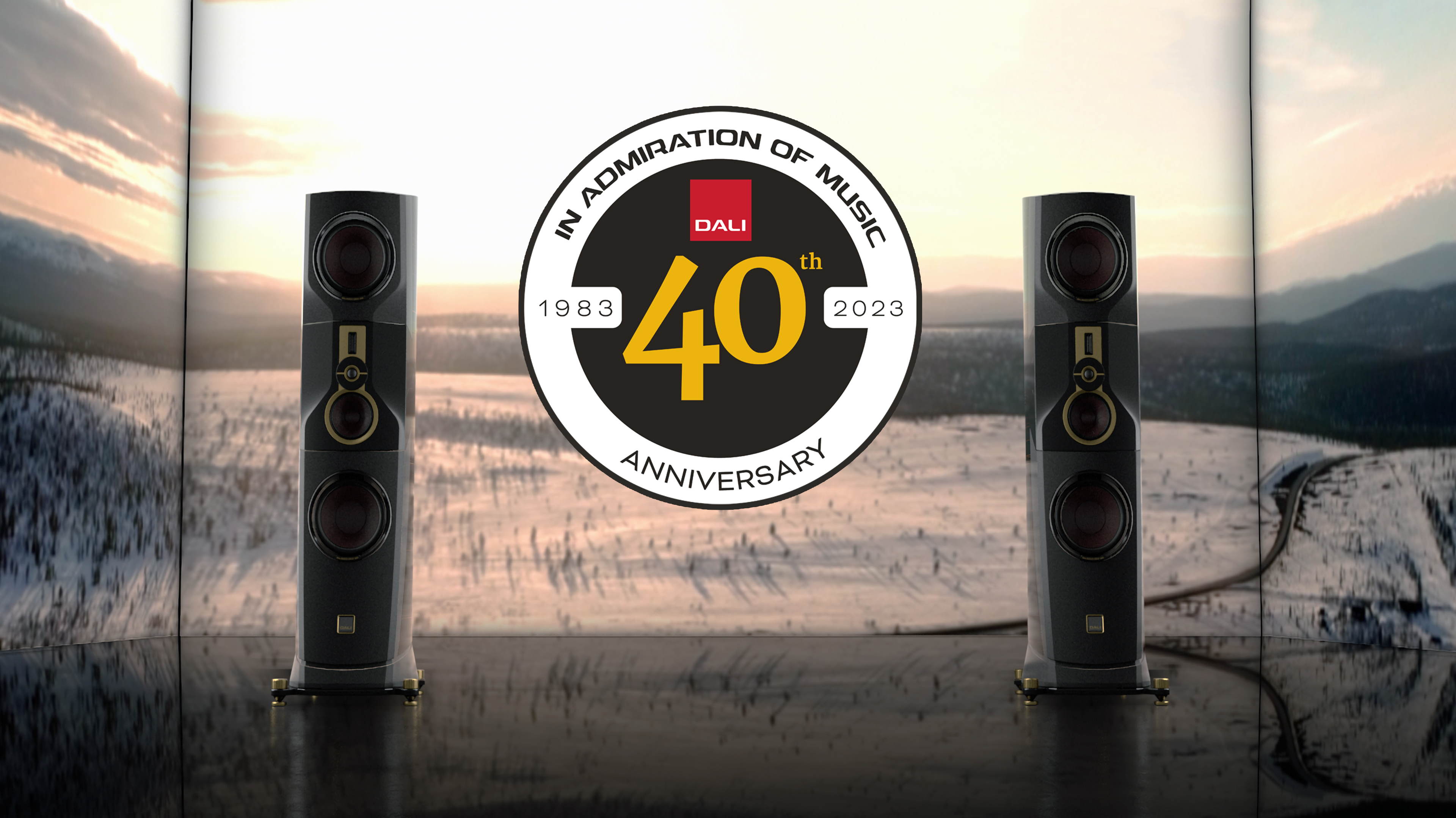 DALI celebrates its 40th anniversary, marking an enduring legacy in sound.