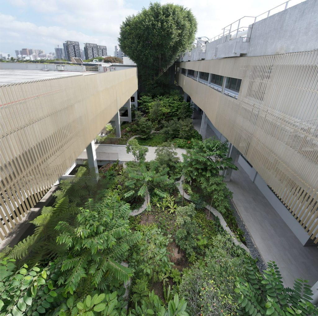 SDE Forest Garden, NUS, designed by Yun Hye Hwang + DP Green. Image by Zi En Jonathan Yue