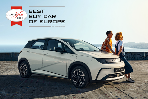BYD DOLPHIN: verkozen AUTOBEST ‘Best Buy Car of Europe 2024’