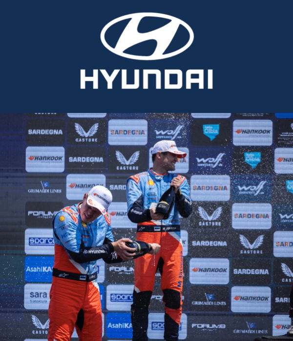 Hyundai Motorsport conquista su sexto podio del año en el WRC y fortalece su posición por el campeonato