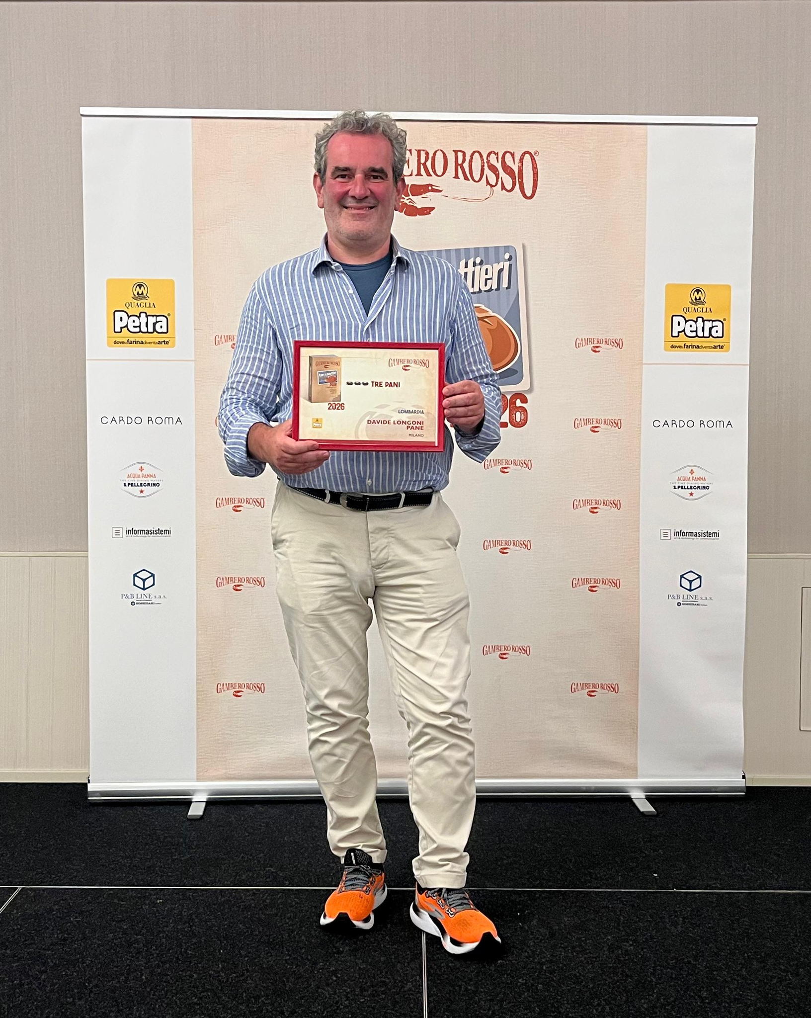 Longoni premiato anche quest’anno con i Tre Pani del Gambero Rosso