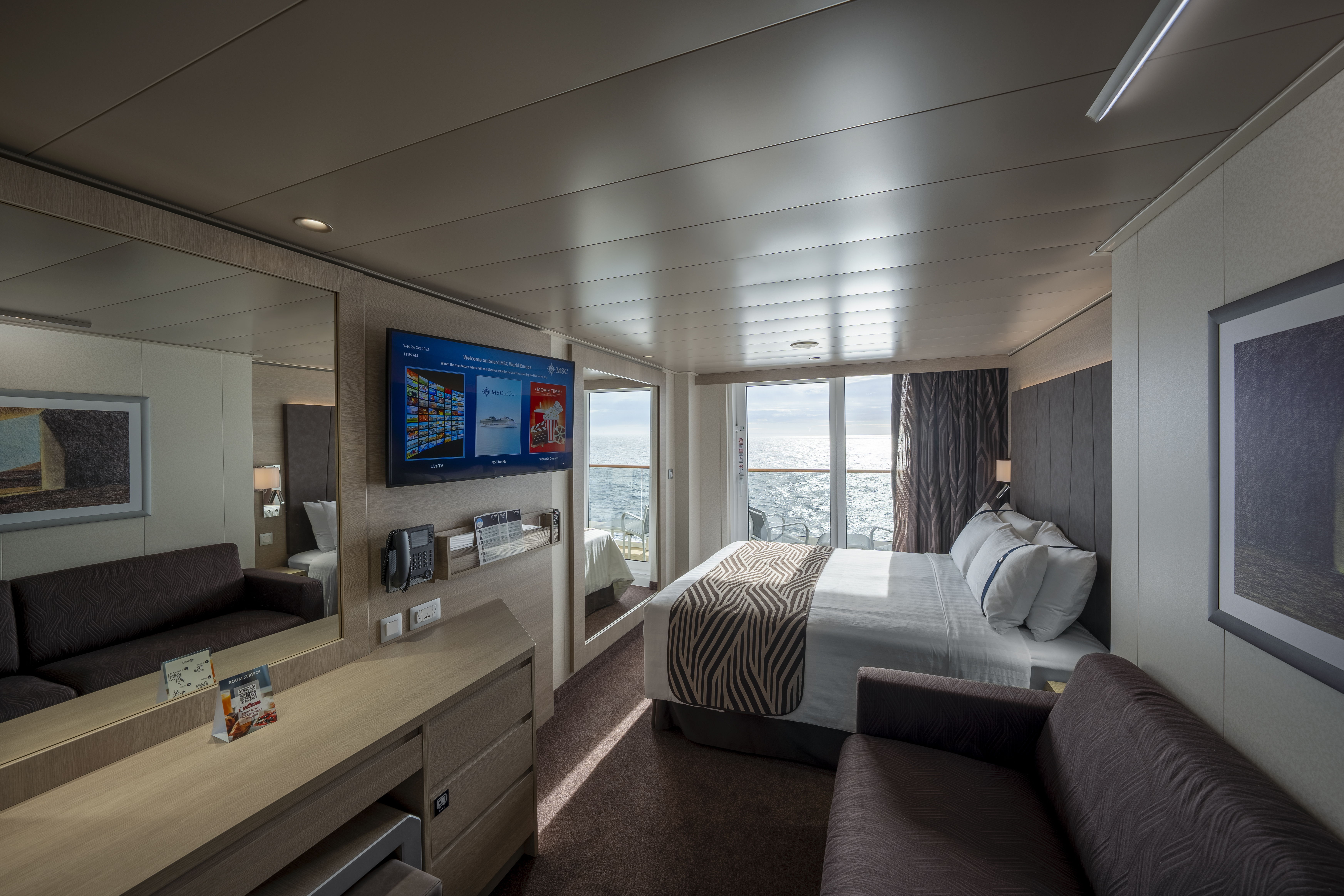 MSC World America, Deluxe Balcony Cabin MSC World America, Deluxe Balcony Cabin