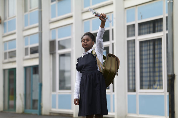 De Kunstberg omgetoverd tot klaslokaal: Plan International België vestigt aandacht op gebrek aan toegang tot onderwijs voor meisjes wereldwijd 