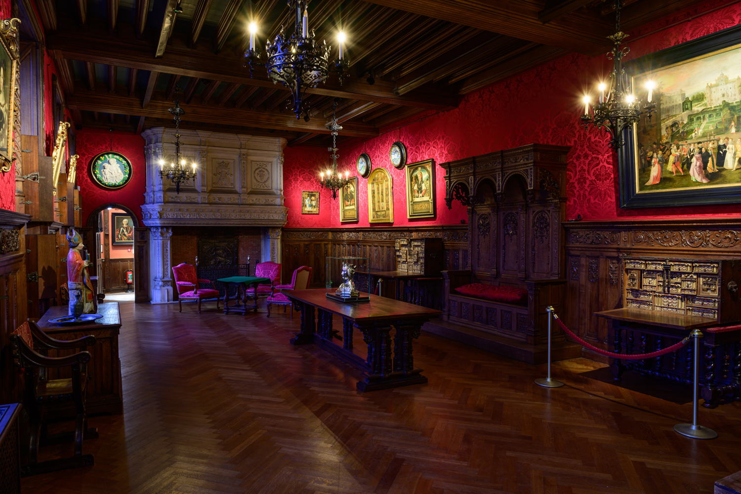 Galerijzaal, Kasteel van Gaasbeek, foto Jo Exelmans