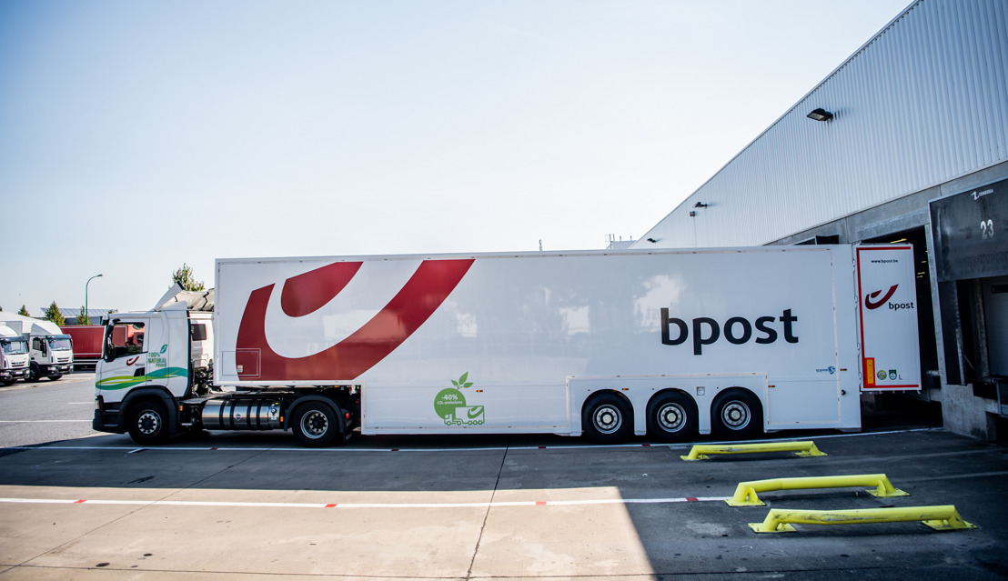 bpost group reduces truck journeys by 30% with double deck trailers. A first in Belgium’s parcels sector