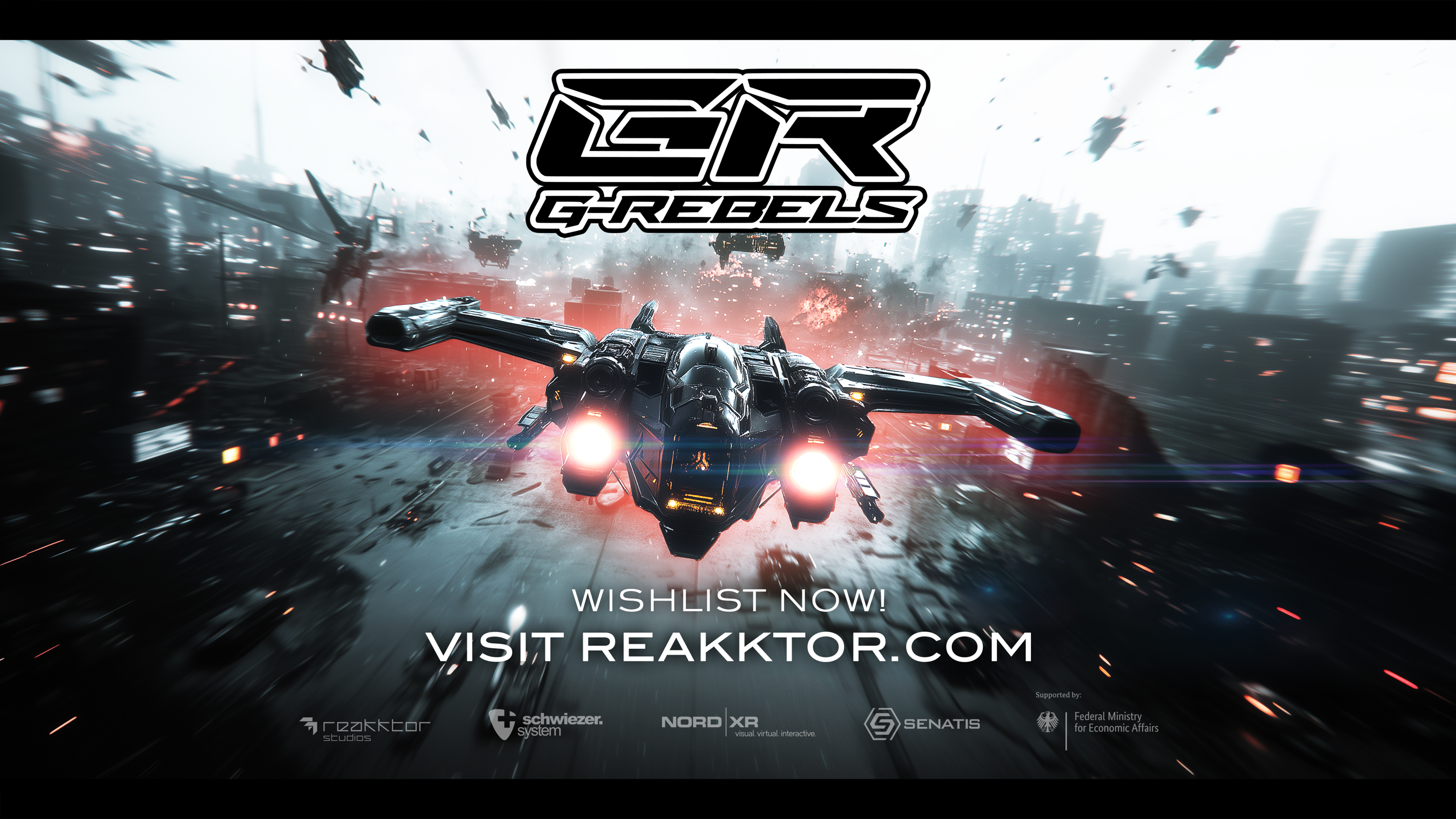 Spektakuläre Sci-Fi-Action in der Luft: G-Rebels mit neuer Demo auf der Gamescom!