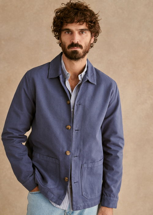 Octobre Editions - Veste Tim Bleu Vintage - 115€